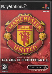 Club Football: Manchester United PAL Playstation 2 PAL box art